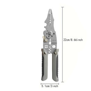 Crimper Cable Cutter Adjustable Automatic Wire Stripper Multifunctional Stripping Crimping Pliers Terminal Hand Tool