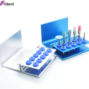 Dental Metal Holder of High Speed & Low Speed Bur for Organizing and Cleaning Autoclavable Metal Box as Ergo