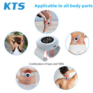 KTS Portable Electric TENS Electrode Smart MassagerKneading Tapping Shiatsu and etc. ModeElectric portable massager easy to carry when traveling the best gift for family friends and loved ones.