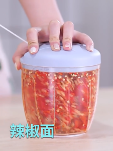 (LOẠI XỊN) Máy xay tỏi ớt rau củ quả cầm tay bằng thép không gỉ và nhựa cứng cao cấp M124