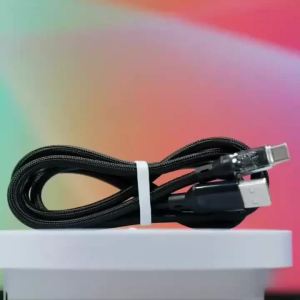 Cáp Sạc Nhanh Oozcc 120W MAX 6A Có Màn Hình LCD USB-A Sang Type-C PD Chất Liệu Nylon Hỗ Trợ Truyền Dữ Liệu Cho Samsung & Pho