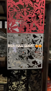 (BISACOD)1Set Isi 4 Pcs Penyekat Ruangan PVCVintage 3D Buterfly Tirai Gorden Gantung Partisi Ruangan