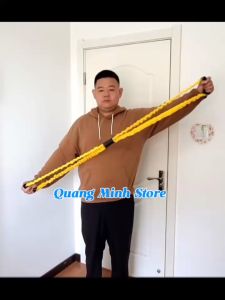 Dây đàn hồi số 8 tập gym dây kéo tập pilates nam nữ