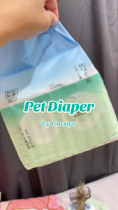 COCOYO Female Pet Diaper Disposable for Small Dogs & Cats (10pcs) Strong Absorb Soft And Breathable