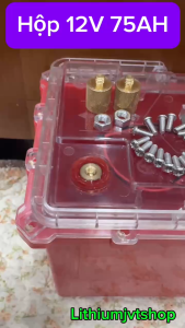 Hộp đựng cell 32140/33140 chứa được 65AH-75AH có báo pin (sản phẩm không chứa pin)
