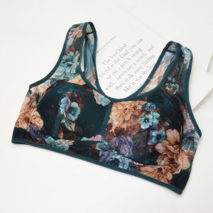 สไตล์พระราชวัง เสื้อกั๊ก บราเต็มคัพ ไหล่กว้าง สายคล้อง ไร้รอยต่อ ลื่น ผ้าไนลอนไม่มีแหวนเหล็ก สบายตลอดทั้งปี ชุดชั้นใน