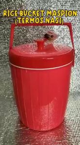 Termos Nasi Rice Bucket/ICE Bucket MASPION/Termos Nasi Panas/Termos Es/Termos Nasi Panas Tahan Lama/Termos Es Tahan Dingin/Termos Nasi dan Termos Es Murah