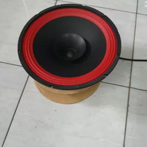 SPEAKER ELSOUND 12 INCH 12IN 12" FULL RANGE WOOFER HITAM MERAH 300 WATT ORIGINAL
