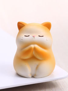 Mini Cat Figurine Đồ Trang Trí Quầy Công Sở Quà Tặng Độc Đáo Cho Nam Và Nữ Sinh Viên Đồ Trang Trí Màn Hình May Mắn Lilies