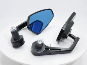 Universal Aluminum Motorcycle Rearview Mirrors for Yamaha/Honda/Kawasaki - High-Quality Durable New