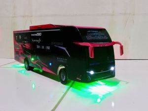 Mainan miniatur bus basuri telolet tunggal jaya blackpink jb5
