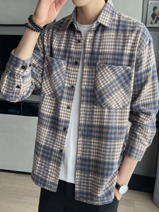Kawadu | Mens Long Sleeve Spring-Autumn Season New Loose Casual Shirt