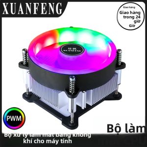 Quạt Làm Mát CPU XUANFENG Tương Thích LGA1150 1151 1155 1156 1200 - Quạt Làm Mát Bằng Không Khí 4Pin/PWM Lõi Đồng/nhôm Hiệu Quả