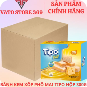 Bánh kem xốp phô mai TIPO hộp 300g (thùng/gói)