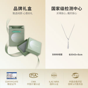 925 Sterling Silver Necklace Womens Drawstring Waterdrop Choker Simple Fashion Jewelry  out New Style Cross Chain Pendant