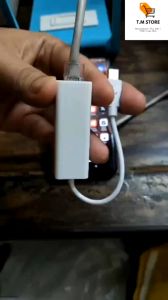 Bộ Chuyển Đổi Kết Nối Mạng LAN Tốc Độ Cao Type C sang LAN Cho i-Phone / i-Pad / RJ45 Ethernet