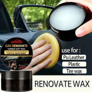 Car dashboard repair wax anti-aging and whitening tire gloss wax leather sofa seat care car interior maintenance