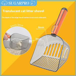 Large and Small Plaid Cat Litter Shovel: Pet Cleaning Supplies