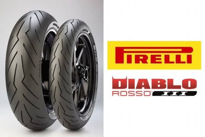 PIRELLI DIABLOROSSOⅢ 110/70R17 150/60R17 Pirelli Diablo Rosso III 110/70 ZR17 Front & 150/60 ZR17