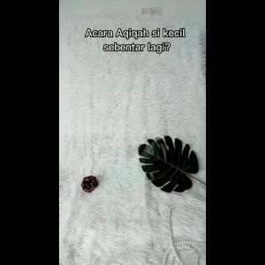 Arjuna Stiker Label Tasyakuran Aqiqah Custom Sticker Nama Bayi Ucapan Kelahiran Akikah