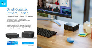 [PRE-ORDER] Intel NUC 13 PRO L10 RGB Edition Core i5 4.6GHz 12-Cores Mini PC / Intel NUC Arena Canyon + Windows 11 PRO