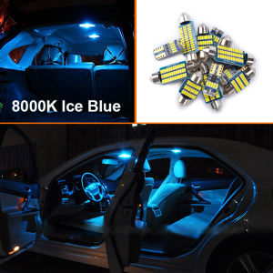 8Pcs Canbus LED Bulbs Interior Map Dome Number Plate Light Kit For Renault Clio 4 IV MK4 2013 - 2015 2016 2017 2018 Car Lighting