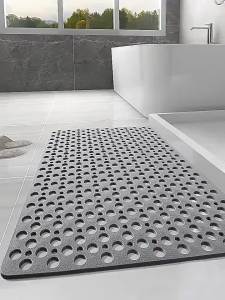 Bathroom Mat Anti Slip Mat Bathroom Floor Mat Nonslip Diatomite Mat Bath Mat Anti-Fall Shower Room Bath No Odor