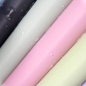 Wallpaper Dinding Ukuran 60 Cm X 3 M Motif Polos Warna Pastel Biru Pink Hitam Putih