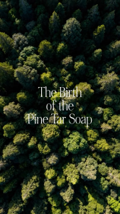 Pine Tar Tree soap 75g. Pine Tar Natural Oil.