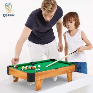 BilMini Tabletop Pool Table Desktop Billiards Sets ChildrenS Play Sports Balls Sports Parent-Child