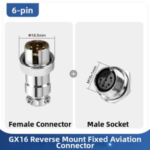 kuicc | Reversed Gender GX16 Aviation Plug