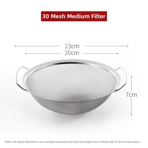 BAICHANG | Ultra-fine Stainless Steel Filter Sieve for Kitchen