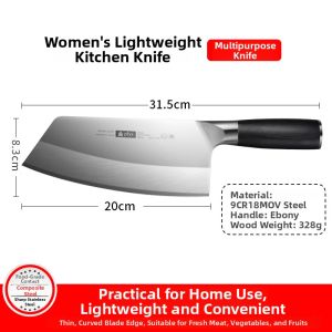 German 9Cr18MoV Forged Dual-use Cleaver Chefs Knife