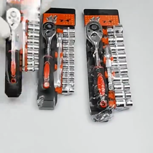 Premium 12-Piece CR-V Socket Tool Set with 1/2 & 1/4 Inch Drive - Ideal for Mechanics & Auto Repair