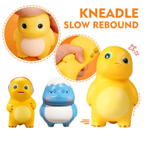 [Ready Stock] Little Milk Dragon Squishy Toy Stress Relief Toy Dinosaur Elastic Peach Squeeze Slow Rebound Decompression Toy Squishy Toys 捏捏乐小奶龙慢回弹解压神器发泄玩具