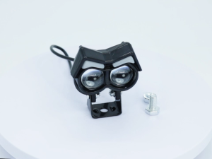 Motorcycles Led Headlight Fog Light Car Dual Color Owl Design Head Light ATV Scooter for Auxiliary Spotlight Lamp Accessories