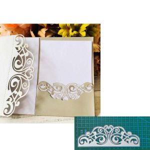 Lace greeting card metal cutting dies Scrapbooking decoration paper craft knife mould blade punch template Embossing stencils