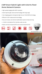DS-2CD2147G2H-LI/SU Hikvision 4 MP AUDIO Smart Hybrid Light with ColorVu