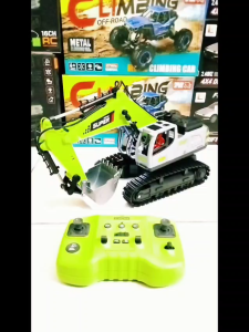 MAINAN ANAK RC EKSCAVATOR 16 CH  SCALA 1:16 SPRAY ASAP 24 GHZ BISA SWING DAN ADA SIMULASI SUARA MESIN