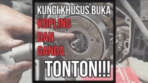 Kunci Mahkota Mur Kopling HONDA Karisma / Kirana / Supra X 125 / Revo Absolute / Supra XX / YAMAHA Mio / NMax / Aerox - Double Crown Socket GRIP-ON