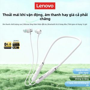 Lenovo | Tai Nghe Bluetooth Đeo Cổ Dành Cho Thể Thao Chạy Bộ