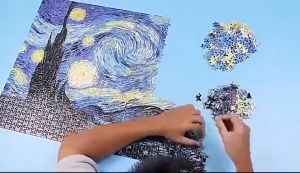 Educational Toys 1000 Pieces Anime Puzzle DIY HD Puzzle Family Games Decompression Games
