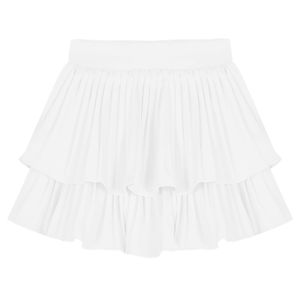 Váy Ngắn Chữ a Cạp Cao Hai Lớp Phong Cách Hàn Quốc Cho Nữ Mùa Thu Váy Xếp Ly Váy Ngắn Váy Ngắn Váy Ngắn