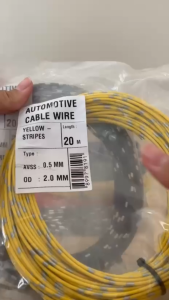 Kabel Bintik 0.85mm 20 Meter untuk Audio & Kelistrikan Motor/Mobil - Tembaga Asli Fleksibel & Tahan Panas - Merah/Kuning/Hijau/Biru/Hitam