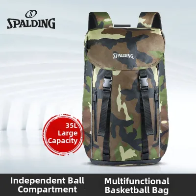 Spalding | Spalding Multi-Functional Basketball Bag Simple Ball Sack Backpack Sports Training Storage Net Pocket For Students
