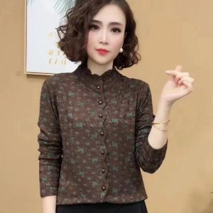 HUAXUNRAN | Áo Lót Cổ Trụ Tái Tạo Sang Trọng