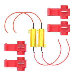 4PCs/Set Universal 50W 6ohm Beban Resistor Load Resistor Decoder for Car Turn Signal Lamp LED Bulbs