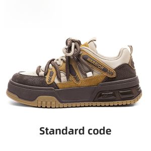 Womens Casual Sports Thick Bottom Sneakers Spring New Style Meral Board Shoes Comfortable Breathable Fashionable White Sneakers