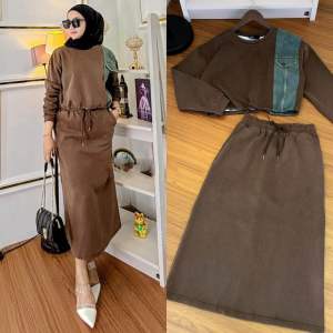 Set rok dan atasan wanita terbaru 2024 viral di tiktok set rok atasan dan hijab satu set outfit rok sepan set baju rok sepan wanita rok sepan dewasa