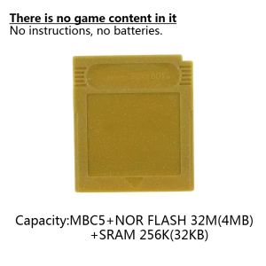 GBA /GBC Blank No Content Game Card Custom Burning Game Content No Manual No Battery